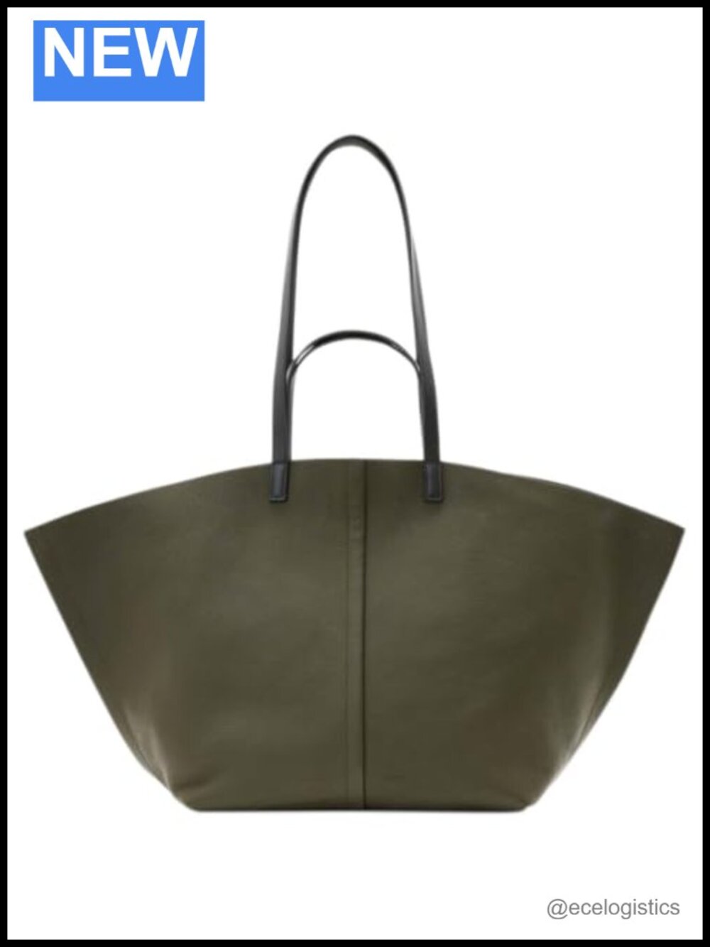 Leather Tote Bag Flap Closure Shoulder Bag Womens Handbag